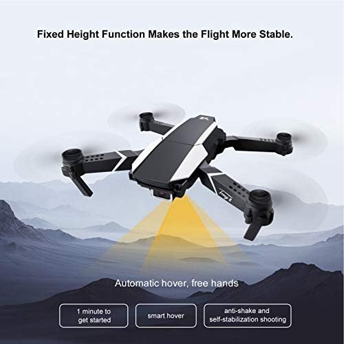 GOOLRC S62 RC Drone para iniciantes, dobrando o mini drone para crianças, RC Quadcopter com flip de 360 ​​°, modo sem cabeça,