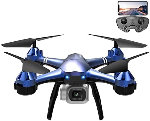 Ujikhsd Mini Drone com câmera, drone dobrável FPV 4K para crianças e iniciantes, quadcopter com voo de trajetória, flip 3D, modo