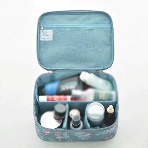 Caixa de maquiagem de viagem LMMDDP, caixas de maquiagem de maquiagem de maquiagem estética profissional com compartimentos