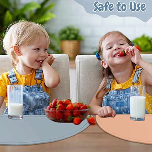 4 pacotes placemats de silicone para bebês não slip placemats para crianças bens de alimentos para bebês comendo tape
