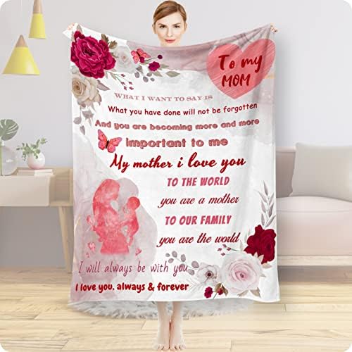 Cobertor personalizado com foto personalizada Adicione o que você deseja dizer personalizada Plagur Grows Presentes para o Dia dos Namorados Dia dos Namorados Dia dos Pais do Dia das Mães Dia