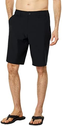 O'Neill Men's 20 Solos híbridos sólidos - shorts masculinos com tecido esticado de secagem rápida - shorts casuais confortáveis ​​masculinos