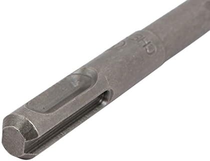 Aexit 9mm Tool de perfuração Titular DIA 210mm Comprimento de metal reto reto redonda Free Twist Drill Bit Grey Modelo: