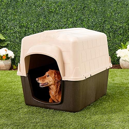 Petmate Aspen Pet Outdoor Dog House, extra pequeno, para animais de estimação de até 15 libras