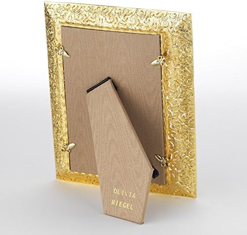 Olivia Riegel Biarritz 4 x 6 moldura de jóias de ouro com caixa de presente