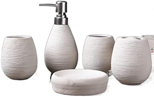 SSLFQND Criativo desenhando a manutenção de banheiro europeu de cerâmica de cinco peças suíte suíte de lavagem de copo