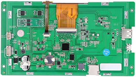 Tela de toque serial, tela industrial LCD DC 24V Desativar a economia de dados Fácil de instalar LED Luz LED Multifuncional para equipamento eletrônico DIY
