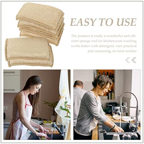 Luxshiny esponjas cozinha esponja cozinha cozinha esponjas pratos esponjas 6pcs esfolia pesada esponja esponja super absorvente