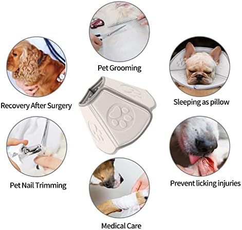 Cone de cachorro macio, colares E protetores para cães após cirurgia, colar de cone de recuperação de animais de estimação ajustável
