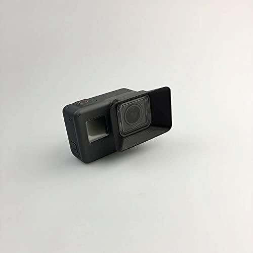 Moudoauer Plástico 3D Lente de impressão capuz Sun Shade Lens Câmera preta Câmera grande pequena capa para solar para a GoPro