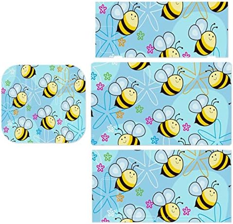 Adesivos de decalques de abelhas voadores cobrem placa face protetora da pele para nintendo switch