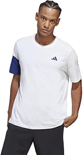 T-shirt de manga curta de tênis de tênis do clube adidas