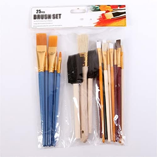 LhllHl 25pcs Conjunto de pincéis combinar pincéis aquarela Brushes Student Art Tools Artist Art Supplies