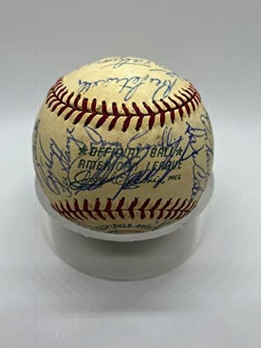 1972 Boston Red Sox Carl Yastrzemski Fisk Team assinou OMLB Baseball PSA DNA - Bolalls autografados