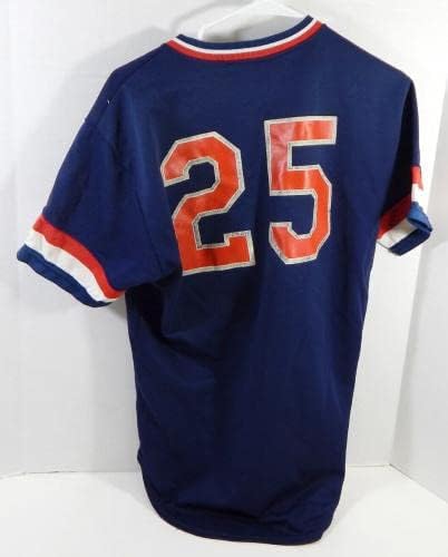 1987 California Angels 25 Game usou Jersey Batting Practice 42 DP23930 - Jerseys MLB usada para jogo MLB