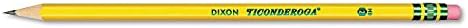 Produto de lápis de madeira de Ticonderoga, HB 2, barril amarelo, 96CT. - [Economia em massa]