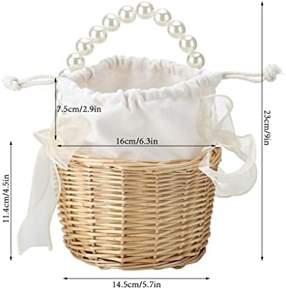 GFDFD Wedding Bridesmaid Girl Girl Bridal Handheld Flor Basket Organizer Supplies