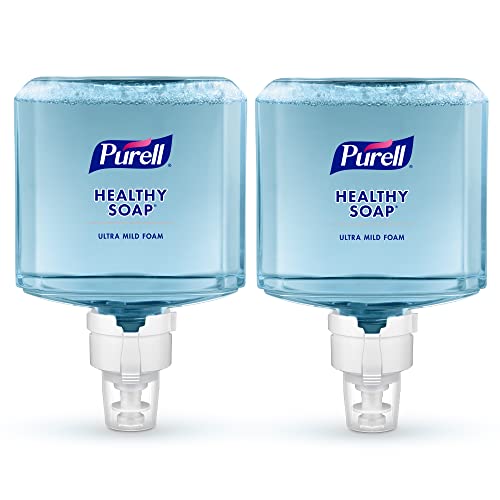 Purell Healthy Soap Ultra Mild Foam, Fragrância fresca limpa, reabastecimento de 1200 ml para dispensador automático de sabão Purell