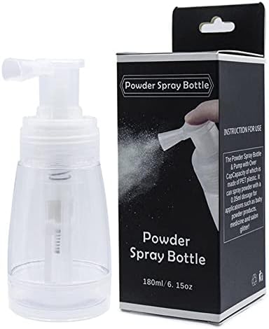Pulverador de pó de pó seco minkissy garrafa de spray de spray de spray de viagem vazia Viagem cosmética para salão de cabeleireiro
