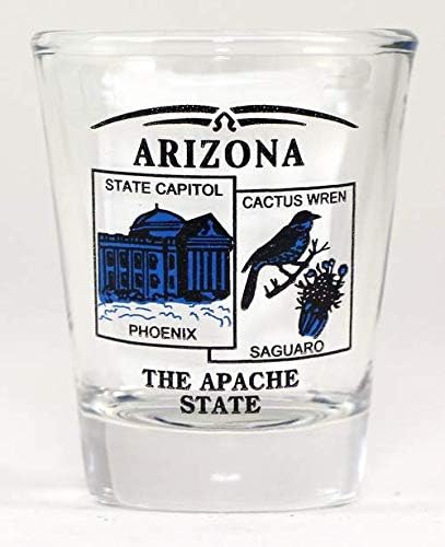 Cenário do estado do Arizona Blue New Shot Glass