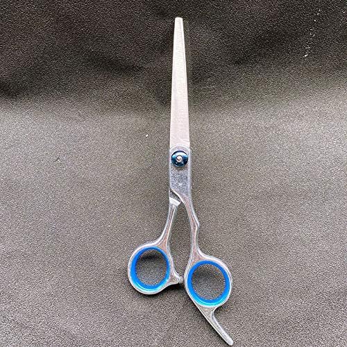 12pcs Corte de cabelo Tesoura Barbeiro Scissors Rainning Shears Pente de kit de aço inoxidável, capa, clipes, tesouras de cabeleireiro preto definido para homens/mulheres adultos barbeiro, salão, casa, casa