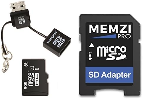 MEMZI PRO 8GB CLASS 10 90MB/S MICRO SDHC CARTÃO DE MEMÓRIA COM ADAPTER SD E MICRO USB LEITOR PARA OUKITEL U SERIE