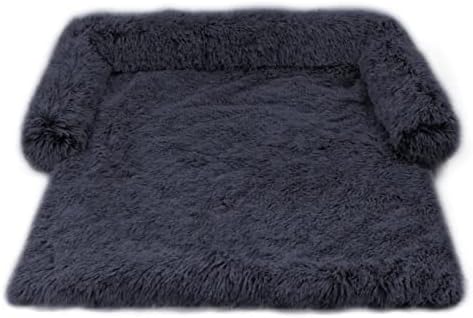 Eafana calmante fofo fofo de cachorro sofá lavável sofá macio protetor de gato de gato almofada com travesseiro travesseiro