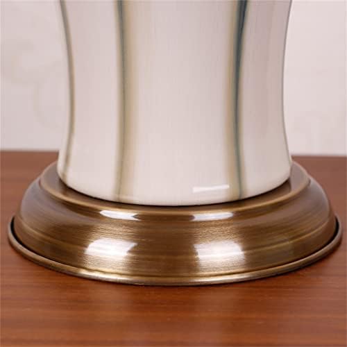 Irdfwh Table Lamp Cerâmica Romântica Quente sala de casamento Lâmpada em estilo europeu Lâmpada de cabeceira