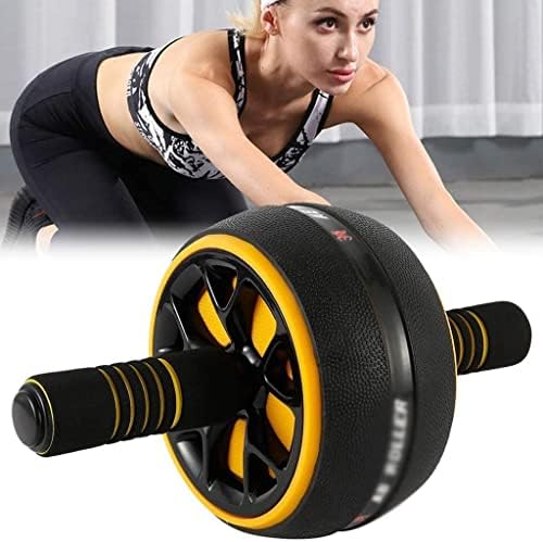 Rolo ABS YFDM para exercícios ABS, equipamento de exercício de roda de rolos para treino principal, rolo de roda para