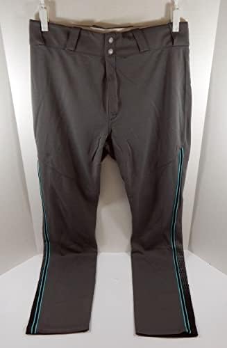 Arizona Diamondbacks Braden Shipley #35 Game usou calças cinza 36-40-34 57-Jogo usado calças MLB usadas