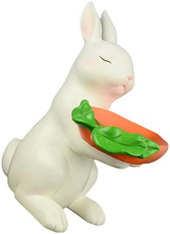 Decoração de festa da abofan Candy Sculpture titular adorável desenho animado joias de joalheria caseira de coelhinho de cenoura
