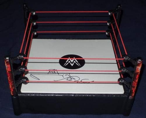Shawn Michaels HBK assinou anel de brinquedo bruto Beckett Bas Coa wwe wrestlemania b - itens diversos de luta livre autografada
