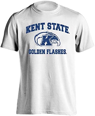 Kent State Golden Flashes Retro otipo angustiado T-shirt de manga curta