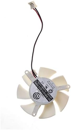 AllPartz DC Fan sem escova PLD05010S 12L 7 Lâminas brancas para cartão gráfico Diâmetro de 4,6 cm Distância 4,0cm 12V 0,1A