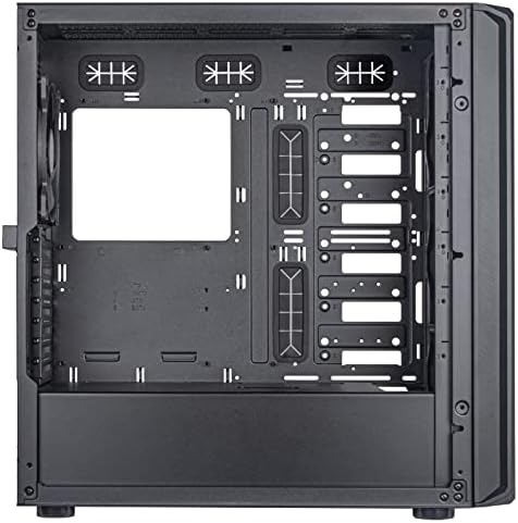 Silverstone Technology Seta D1 Chassi ATX de torre intermediário com alta capacidade de armazenamento e versatilidade, SST-SED1-B