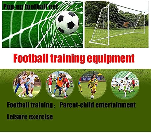 Haieshop Gotes portáteis de futebol portátil de futebol portátil Treinamento de futebol ao ar livre para adultos e crianças