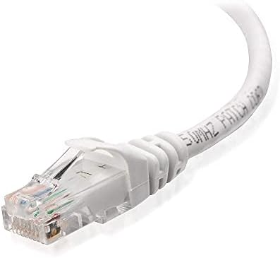 Cable Matters de 1 pacote de 1 pacote Long Cat6 Ethernet Cabo em branco de 100 pés e 200 clipes de cabos de cabos