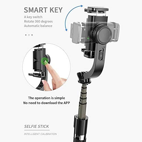 Suporte de ondas de caixa e montagem compatível com a Motorola One - Gimbal Selfiepod, Selfie Stick Extendeable Video Gimbal Stabilizer