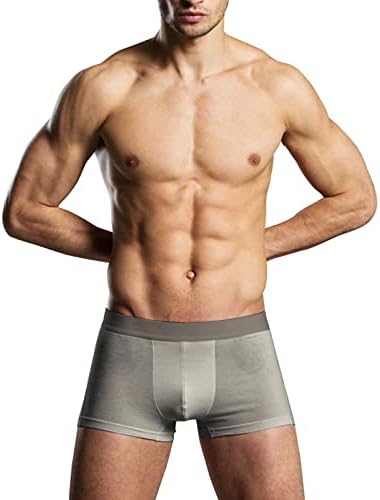 Boxers para homens coloridas boxer de cintura masticidade elástica confortável roupas íntimas sólidas roupas íntimas masculinas masculinas