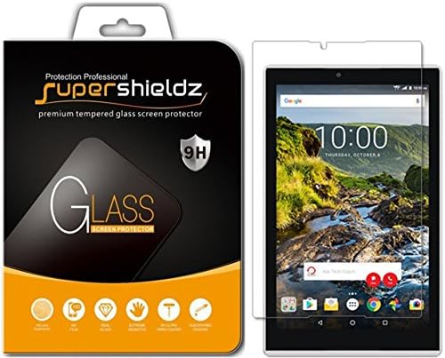 Supershieldz projetado para protetor de tela de vidro temperado da Verizon, anti -scratch, bolhas sem bolhas