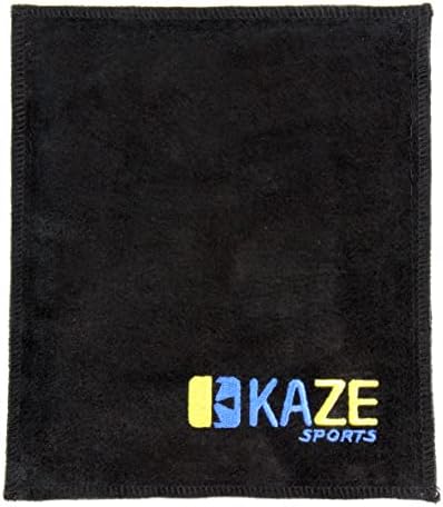 Kaze Sports Premium Leather Shammy Pad Bowling Ball Cleaning Toalha