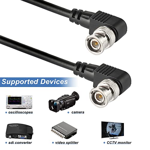 Superbat BNC Cabo 3G/HD SDI Cable Cable BNC para Extensão BNC Cabo coaxial para câmeras e equipamentos de vídeo, suporta HD-SDI/3G-SDI ， SDI Video Cable