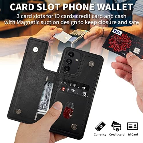 Caso Fuyocwe para Motorola Moto G Stylus 5G 2022 Caixa de telefone da carteira com suporte de cartão, capa de caça -níqueis de couro para homens para homens -elefantes