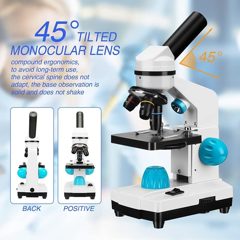 Acessórios para microscópio 100-2000x Magnificação Biológica Microscópio Laboratório Consumíveis