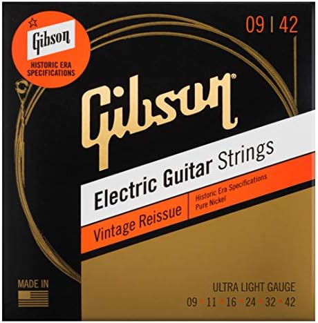 Strings de guitarra elétrica de reedição vintage