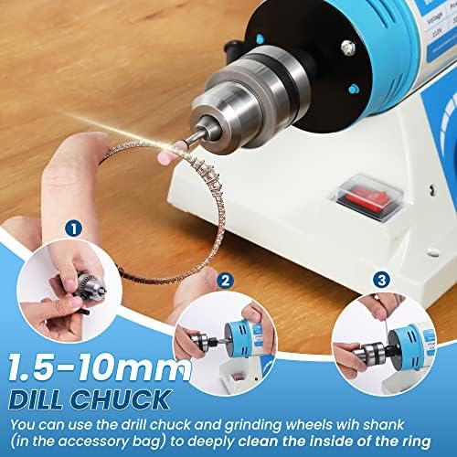 Baoshishan drill chuck para uma máquina de polimento de polir de tampão de bancada