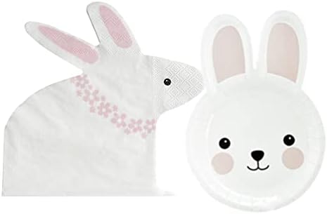1 Conjunto de 8pcs Disponível Kit de Kit de Placa Disponível Placa de Papel de Rabbit Placa Placa de Papel adorável Kit