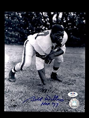 Bill Willis PSA DNA assinado 8x10 Autograph Photo Browns - fotos da NFL autografada