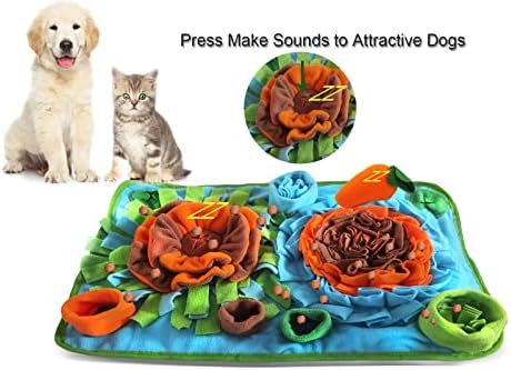 Esbuy Dog Snuffle tapete, animais de estimação de tapetes de alimentação lenta, brinquedos de cães de sniffing interativo