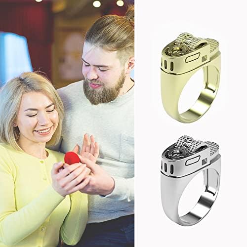 Anéis ocidentais para mulheres criativas de jóias de jóias anel de anel de presente anel mais claro 610 anéis de forma